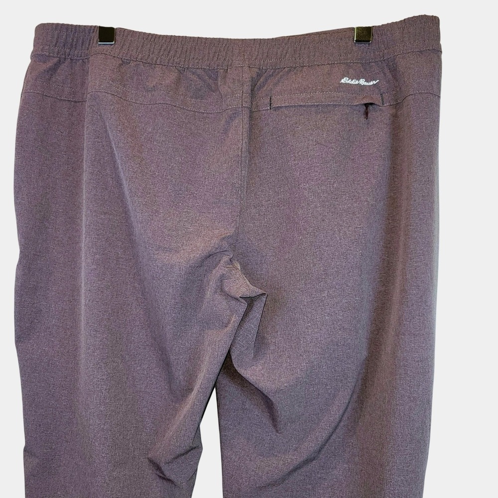 Eddie Bauer Hiking Pants Pull-On Womens Sz XL Pink Purple Lightweight Pockets - Picture 4 of 10